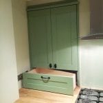 Hand painted, Oak worktops - Haddenham