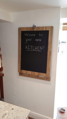 Kitchen blackboard bar flap oak granite watlington oxfordshire 576x1024