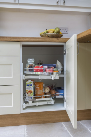 clever corner storage kitchen quainton buckinghamshire 1