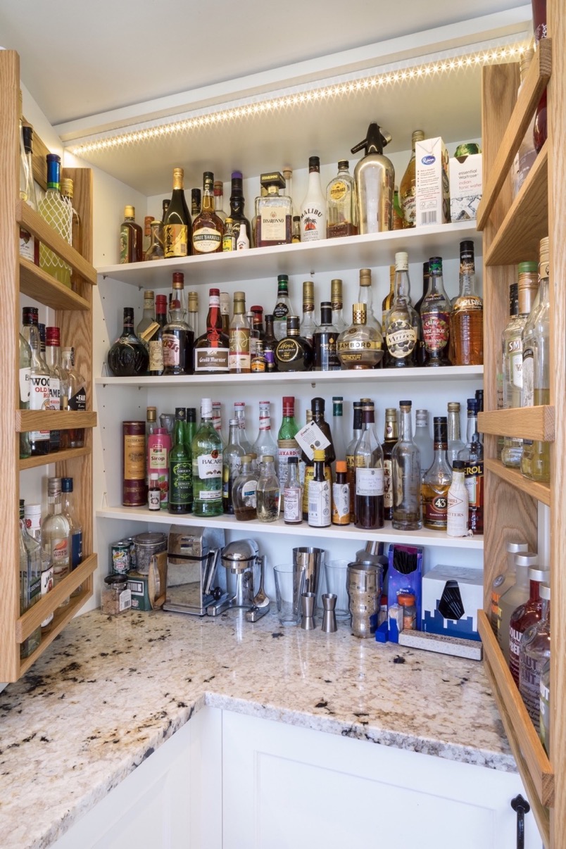 drinks cupboard with oak door racks princes risborough buckinghamshire