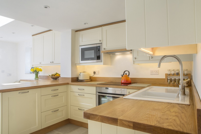 integrated wall cupboard microwave ceramic sink long marston buckinghamshire