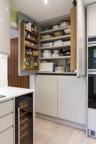 oak larder door storage racks princes risborough longwick bespoke kitchen 682x1024