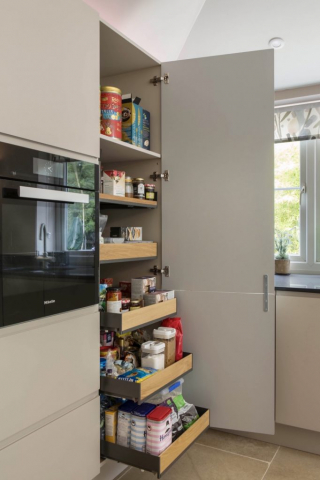 oak larder food drawer storage princes risborough longwick bespoke kitchen 682x1024